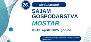 Poziv za učešće na 26. Međunarodnom sajamu privrede u Mostaru