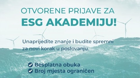 Poziv za prijave za ESG Akademiju