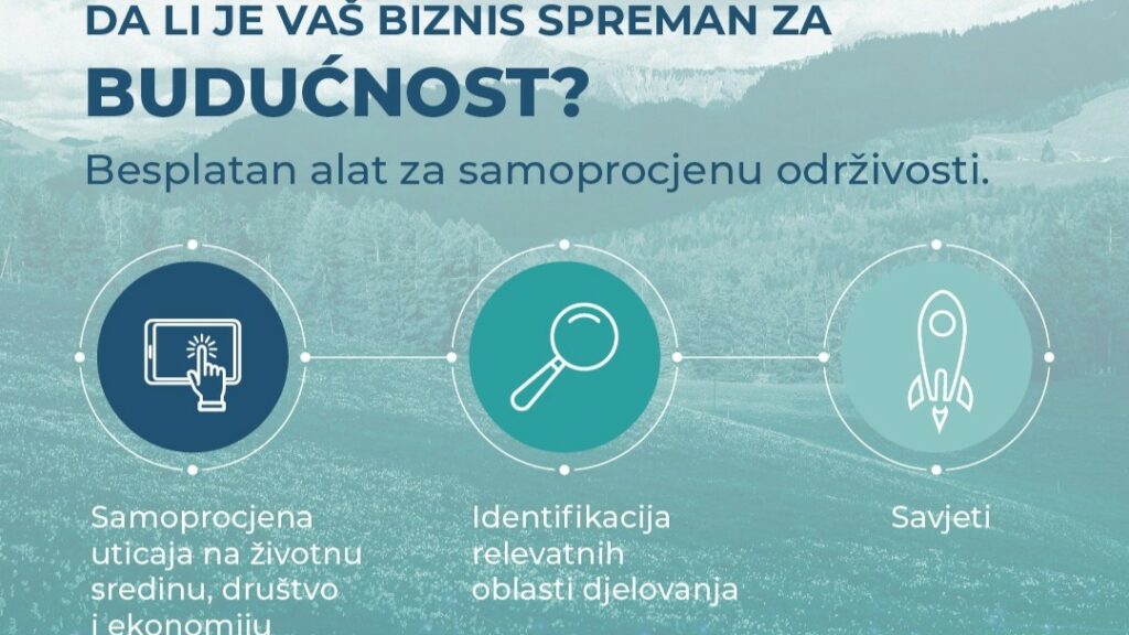 Alat za samoprocjenu održivosti – unaprijedite poslovanje uz novi alat Privredne komore
