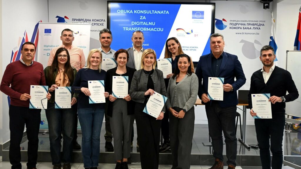 Uspješno realizovana obuka za konsultante za digitalnu transformaciju